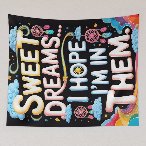 Item preview, Sweet Dreams I Hope I'm In Them Funny Quote designed and sold by TheArtOfPat.