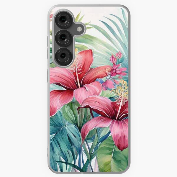 Item preview, Vintage Hawaiian Florals Collection: Hibiscus Blush designed and sold by J Marielle Designs.