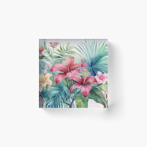 Artikel-Vorschau von Vintage Hawaiianische Blumenkollektion: Hibiscus Blush, designt und verkauft von J Marielle Designs.