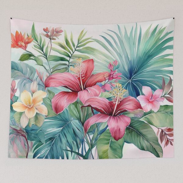 Item preview, Vintage Hawaiian Florals Collection: Hibiscus Blush designed and sold by J Marielle Designs.
