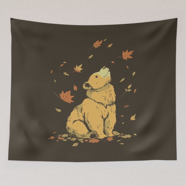 Item preview, Bear Fall Autumn Foliage designed and sold by Wild-Co.