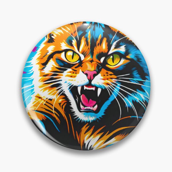 Item preview, Fierce Cat: Claws and Teeth Bared designed and sold by GrizzlyCollective.
