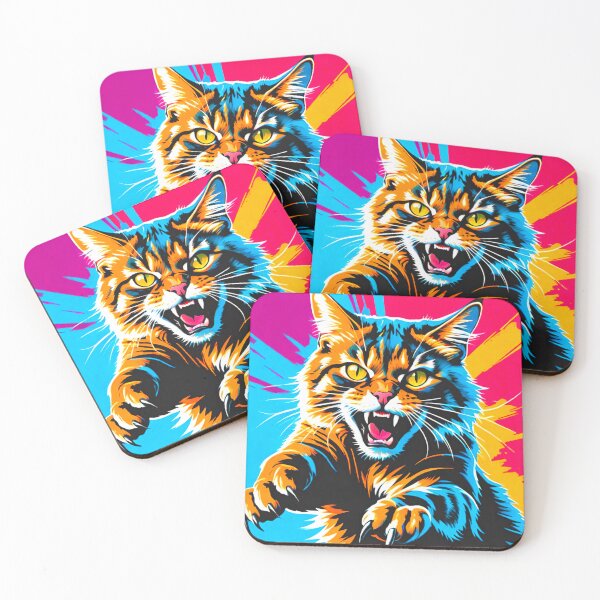 Item preview, Fierce Cat: Claws and Teeth Bared designed and sold by GrizzlyCollective.