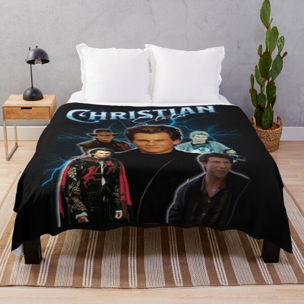 Item preview, Christian Slater Retro Tee designed and sold by Linibird.