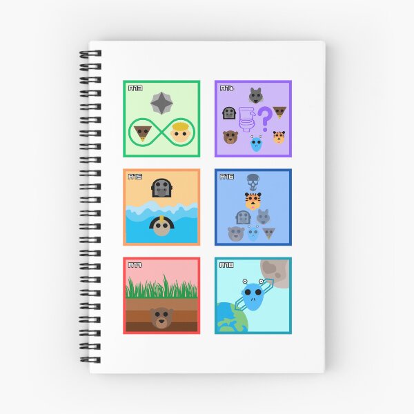 Item preview, Minimalist Animorphs Books 13 to 18 Collage designed and sold by GetMorphedBozo.