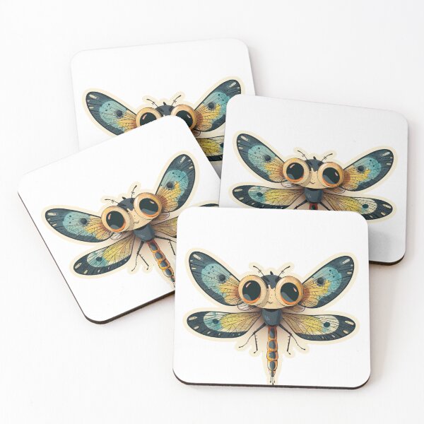 Item preview, Cute Dragonfly Cartoon designed and sold by nshaltiel.