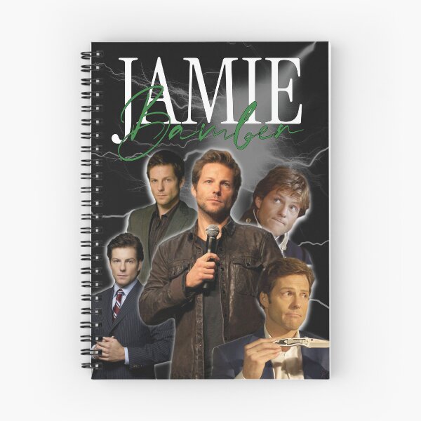 Item preview, Jamie Bamber Retro Tee designed and sold by Linibird.