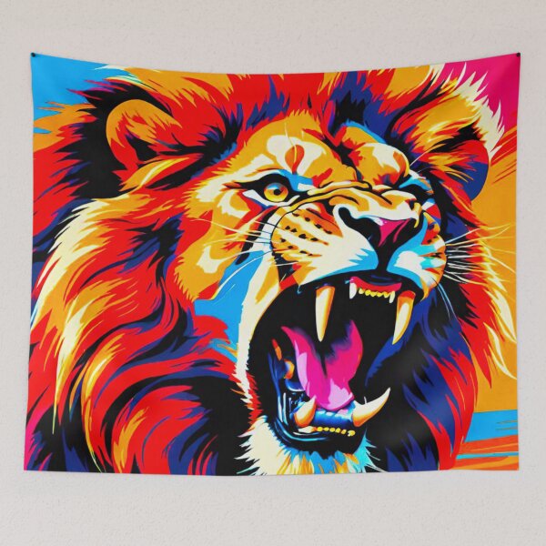 Item preview, Roaring Lion: Fierce and Majestic designed and sold by GrizzlyCollective.