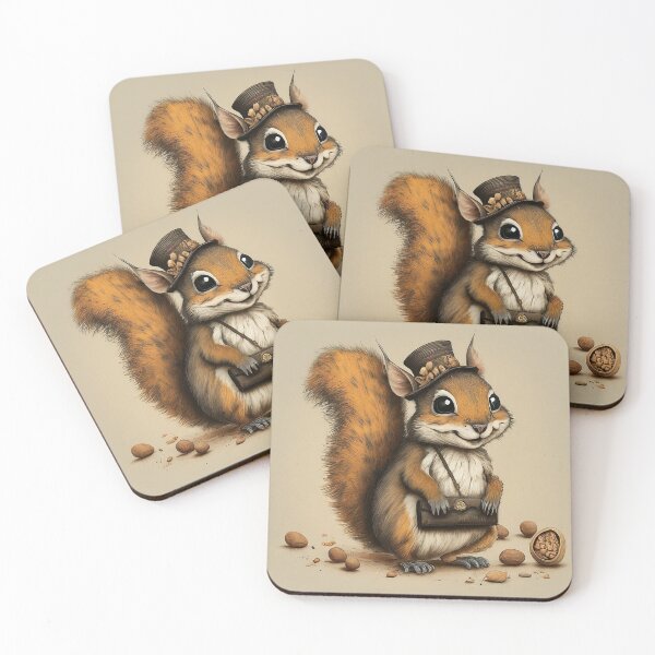 Item preview, Squirrel On A Nut Hunt designed and sold by kyxur.