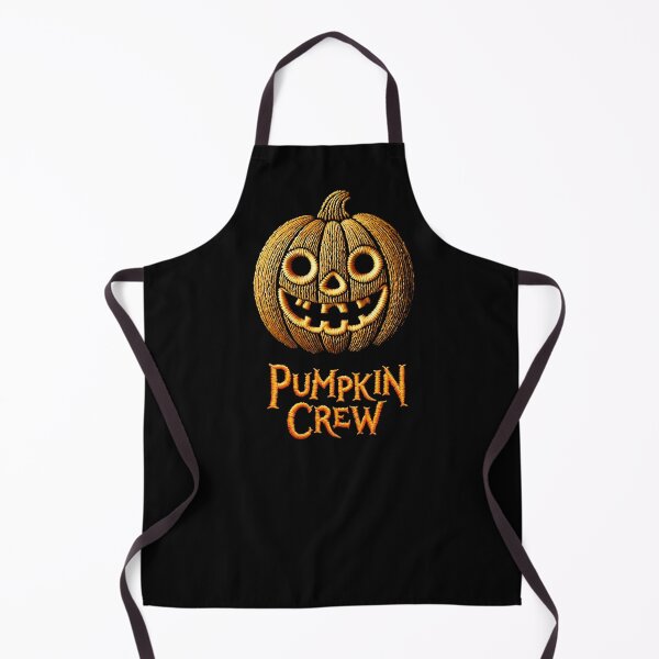 Aperçu de l'œuvre Motif brodé d'Halloween avec citrouilles créée et vendue par Tabu Touch.