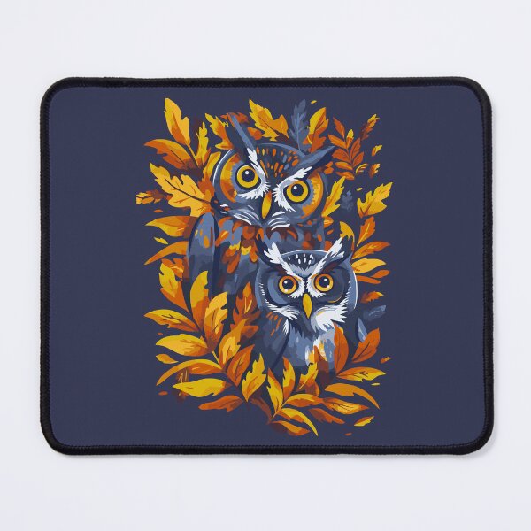 Item preview, Owl Fall Autumn Foliage designed and sold by Wild-Co.