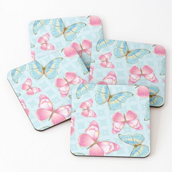 Item preview, Colorful butterflies pattern designed and sold by Ghada Nasif.