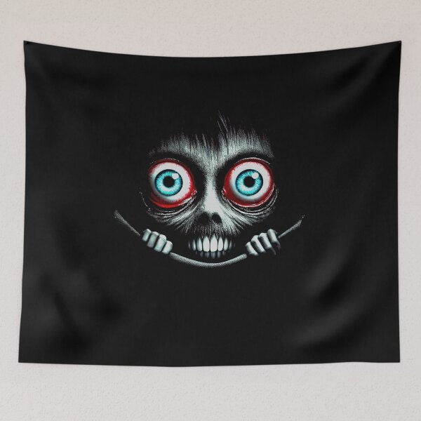 Item preview, Creepy Big-Eyed Halloween Horror Face designed and sold by Tabu Touch.