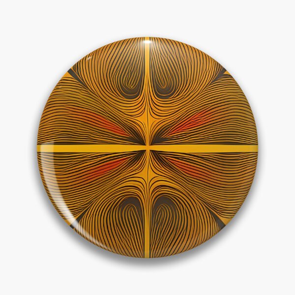 Item preview, MANDALA PATTERN 04 - Gift items and personal use / Pattern, Hearts, Square, Circle, Geometric, Symmetry, Abstract, Golden,  Spiritual, Meditation, Yoga, Yellow, Art designed and sold by LumDesignArt.