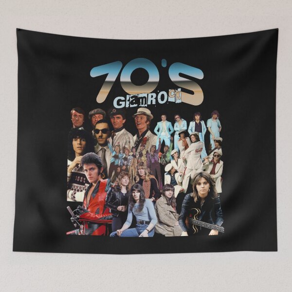 Item preview, 70s Glam Rock Retro Tee designed and sold by Linibird.