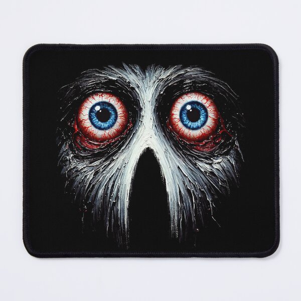 Item preview, Terrifying Wide-Eyed Halloween Horror Face designed and sold by Tabu Touch.