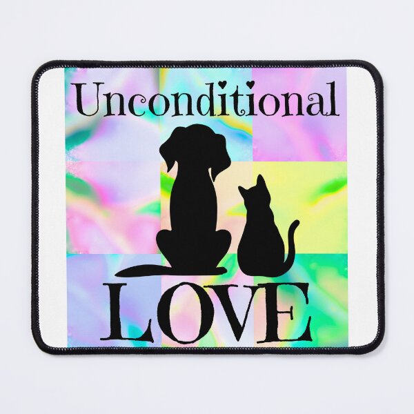 Item preview, Unconditional LOVE Dog & Cat Pop-Art | Fur Babies in Harmony designed and sold by Fredster1966.