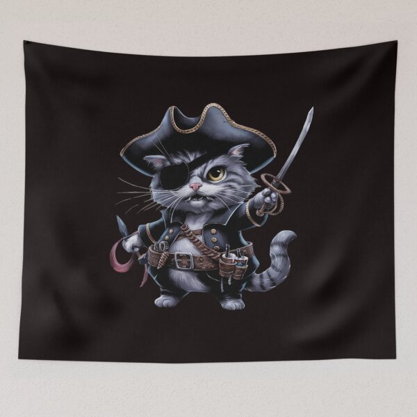 Item preview, Pirate Cat designed and sold by leshewle.