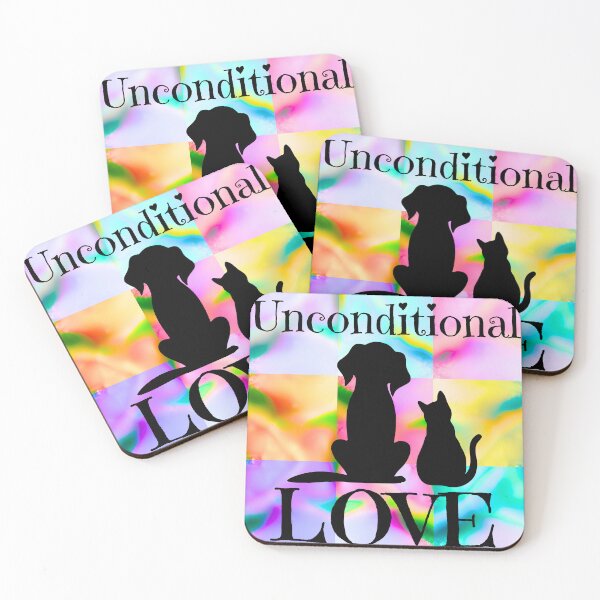 Item preview, Unconditional LOVE Dog & Cat Pop-Art | Fur Babies in Harmony designed and sold by Fredster1966.