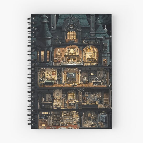 Item preview, The Enigmatic Mansion: A Journey Through Layers of Mystery designed and sold by oanaunciuleanu.