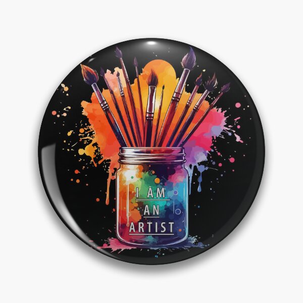 Item preview, I Am An Artist Watercolor Brushes designed and sold by TomFrontierArt.