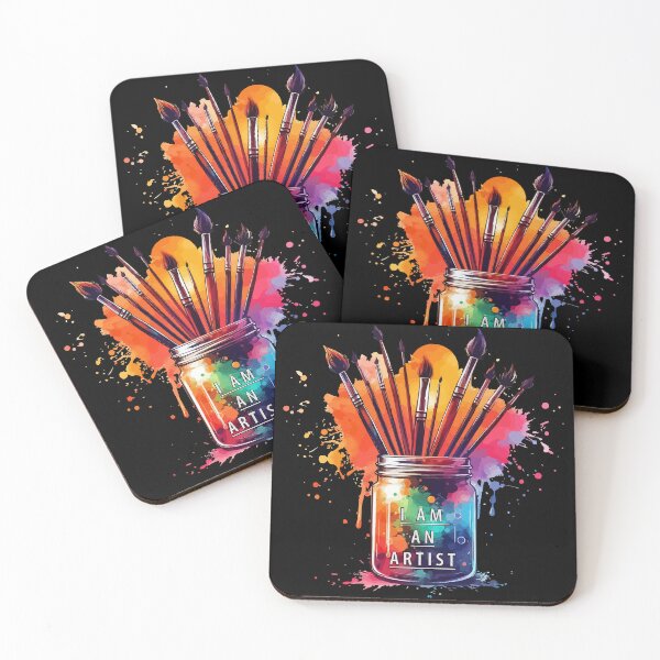 Item preview, I Am An Artist Watercolor Brushes designed and sold by TomFrontierArt.