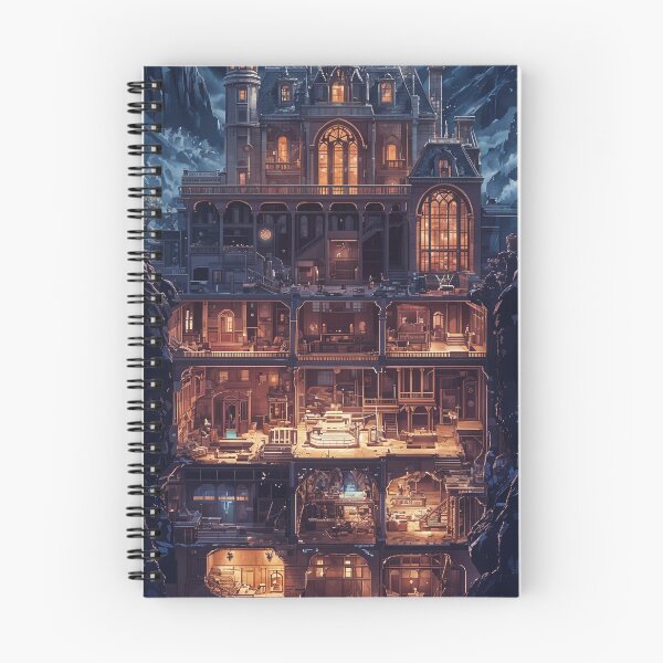 Item preview, The Enigmatic Mansion: A Journey Through Layers of Mystery designed and sold by oanaunciuleanu.