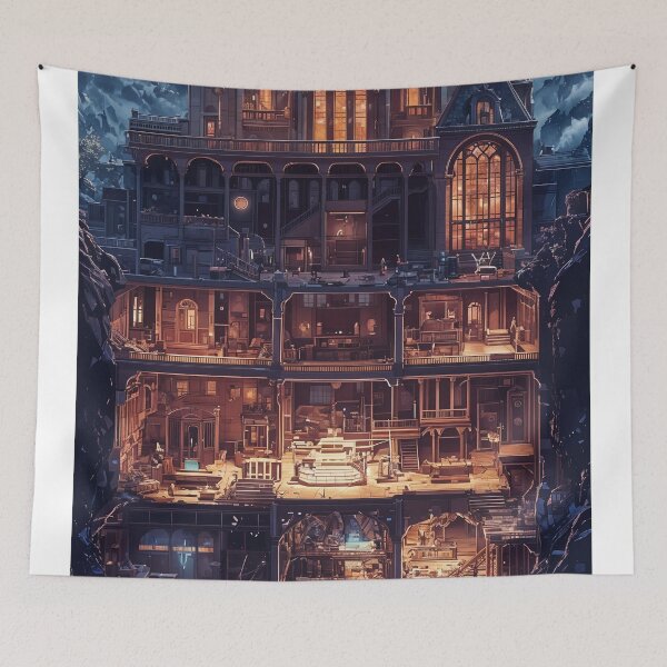 Item preview, The Enigmatic Mansion: A Journey Through Layers of Mystery designed and sold by oanaunciuleanu.