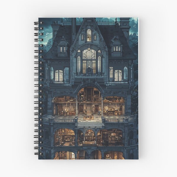Item preview, The Enigmatic Mansion: A Journey Through Layers of Mystery designed and sold by oanaunciuleanu.