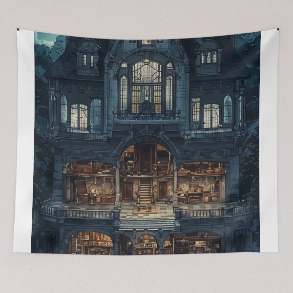Item preview, The Enigmatic Mansion: A Journey Through Layers of Mystery designed and sold by oanaunciuleanu.