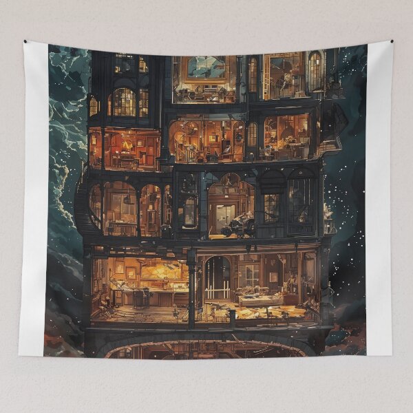 Item preview, The Enigmatic Mansion: A Journey Through Layers of Mystery designed and sold by oanaunciuleanu.