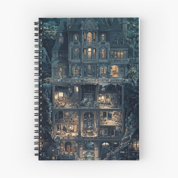 Item preview, The Enigmatic Mansion: A Journey Through Layers of Mystery designed and sold by oanaunciuleanu.