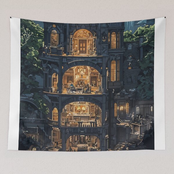 Item preview, The Enigmatic Mansion: A Journey Through Layers of Mystery designed and sold by oanaunciuleanu.