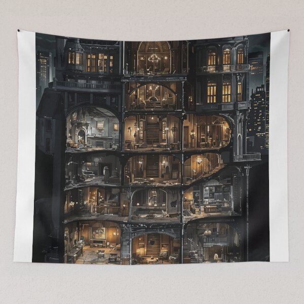 Item preview, The Enigmatic Mansion: A Journey Through Layers of Mystery designed and sold by oanaunciuleanu.