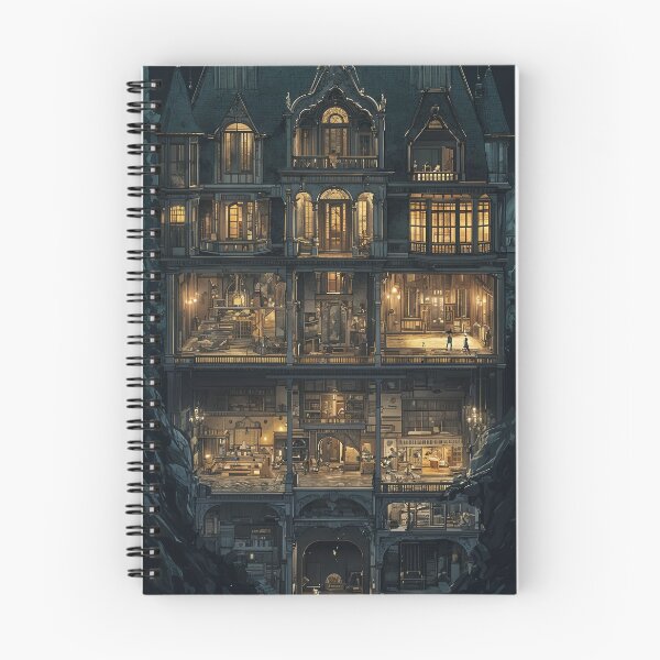 Item preview, The Enigmatic Mansion: A Journey Through Layers of Mystery designed and sold by oanaunciuleanu.