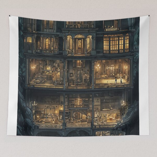 Item preview, The Enigmatic Mansion: A Journey Through Layers of Mystery designed and sold by oanaunciuleanu.