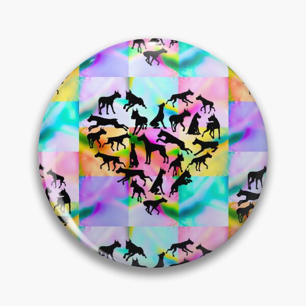 Item preview, Great Dane Heart Silhouette Pop-Art Design designed and sold by Fredster1966.