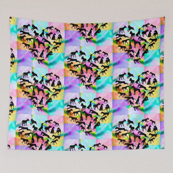 Item preview, Great Dane Heart Silhouette Pop-Art Design designed and sold by Fredster1966.