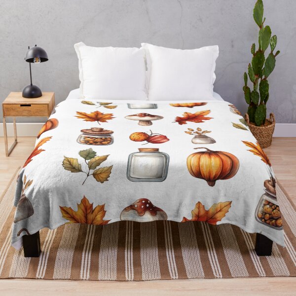 Item preview, Whimsical Autumn Illustrations – Adorable Fall Items Collection designed and sold by ArtfullyJua.