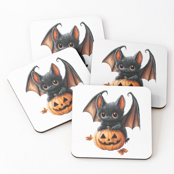 Item preview, Cute bat with pumpkin Halloween designed and sold by MetreRay.