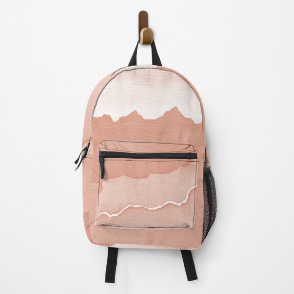 Item preview, Desert Sunset Abstract Watercolor Painting - Coral + Snow designed and sold by Irene Estelle.