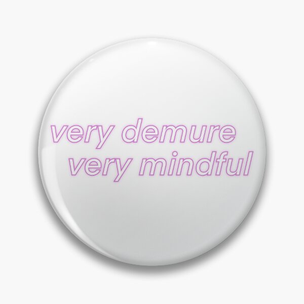 Item preview, Very demure, very mindful text sticker designed and sold by tigerrrcat.