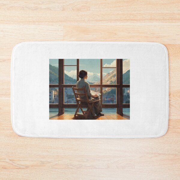 Item preview, Morning Peaceful Contemplation with Mountain View designed and sold by KilianSzmid.