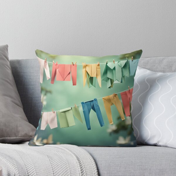 Item preview, Origami Art - Breezy Bliss: Clothes on the Washing Line designed and sold by ArtfulFolds.