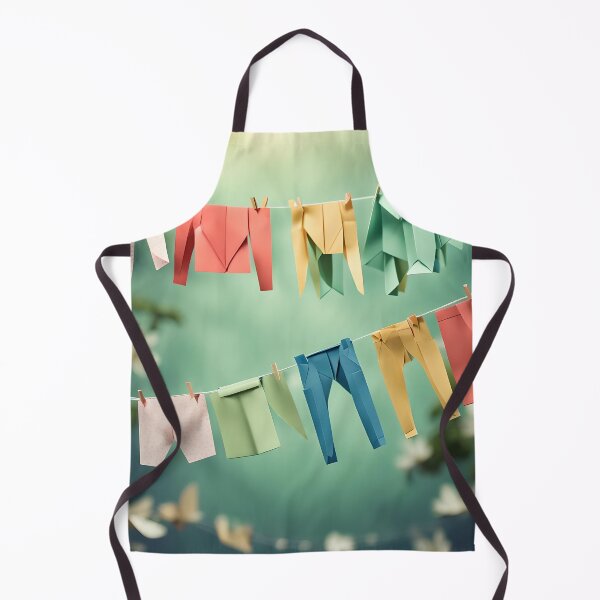 Item preview, Origami Art - Breezy Bliss: Clothes on the Washing Line designed and sold by ArtfulFolds.