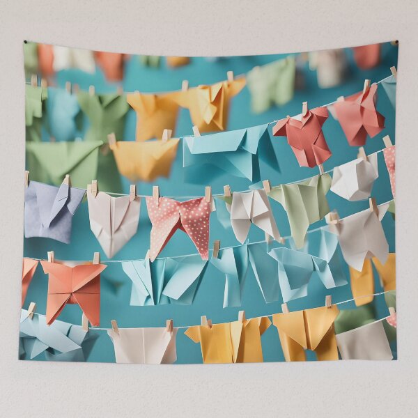 Item preview, Origami Art - Fresh Air and Sunshine: The Art of Outdoor Drying designed and sold by ArtfulFolds.
