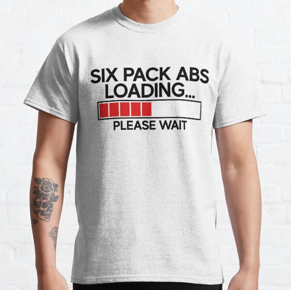 Abs T Shirts Redbubble - six pack abs roblox t shirt