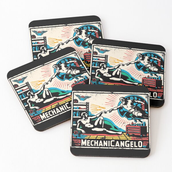 Item preview, MechaniCangelo Mechanic Creation Art Parody designed and sold by Tabu Touch.