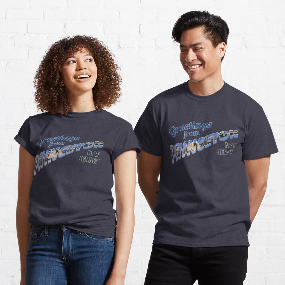 Princeton Gift Souvenir | Greetings from Princeton Vintage Postcard-style Design Classic T-Shirt