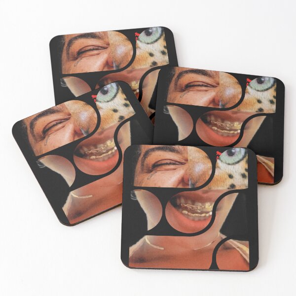 Item preview, Fragmented Grin: A Surreal Portrait Collage designed and sold by MonsoonartsbyM.